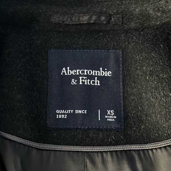 Abercrombie and Fitch Double Breasted Wool Peacoat - Picture 2 of 2